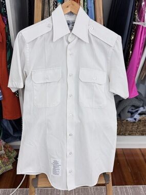 Defense Logistics Agency Garrison Collection Short Sleeve White 521 Shirt